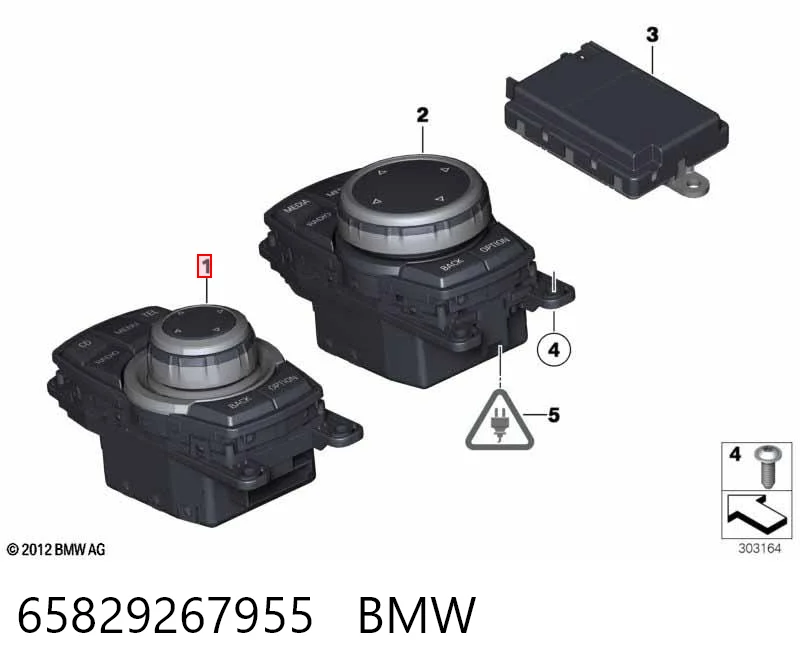 65829267955 BMW Unidad de control multimedia
