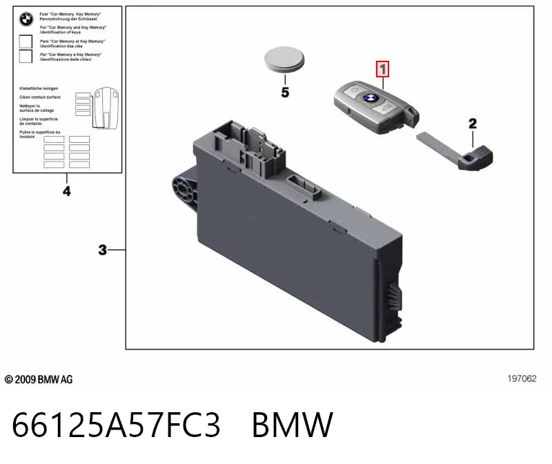 66125A57FC3 BMW