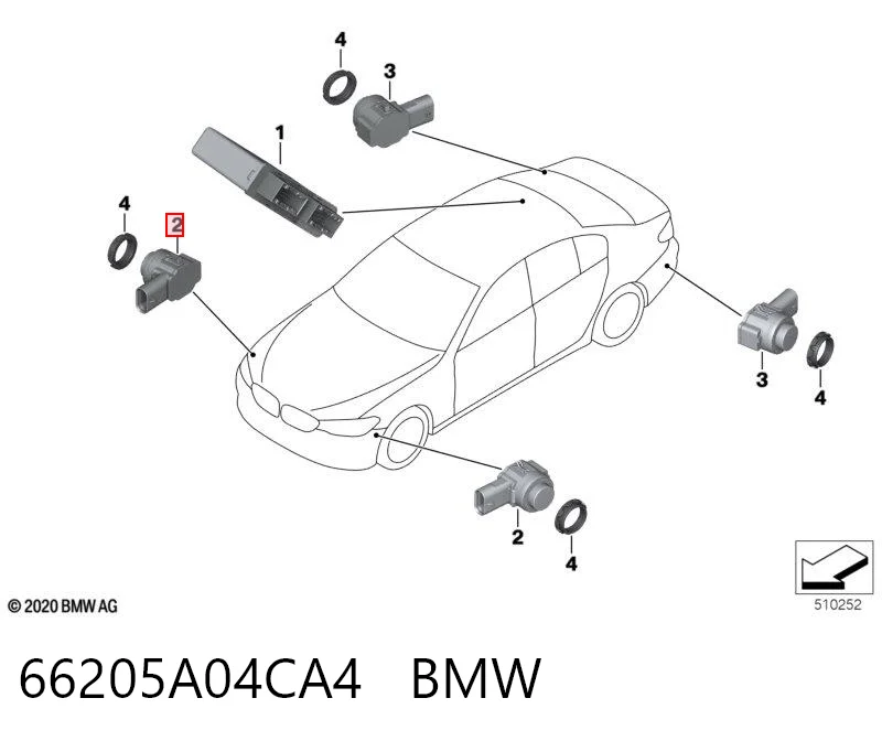 66205A04CA4 BMW