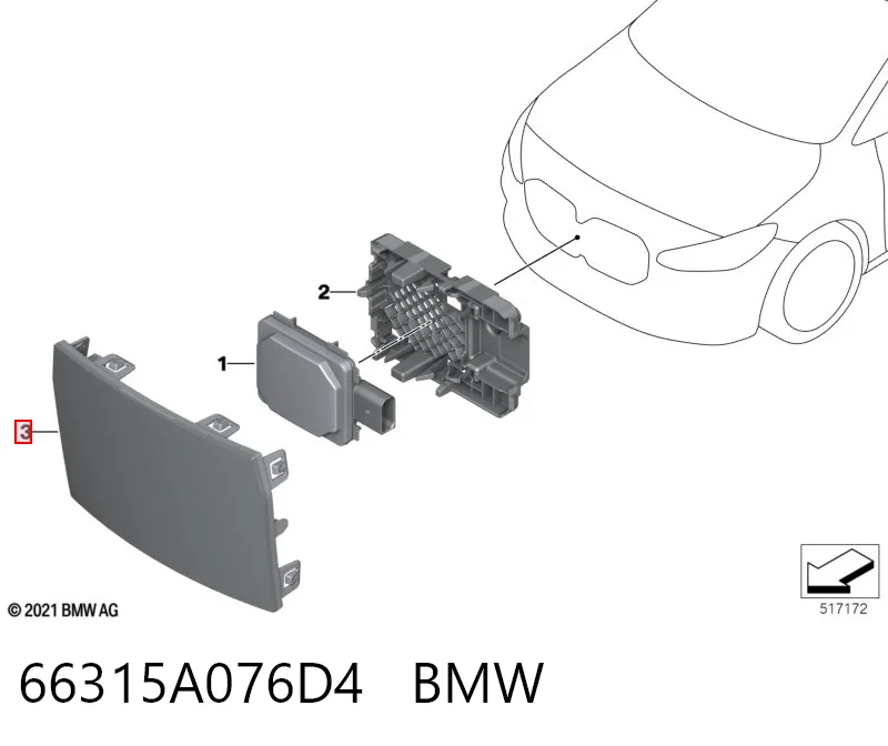 66315A076D4 BMW