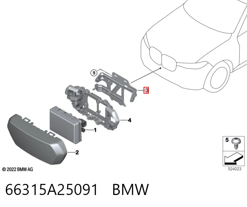 66315A25091 BMW