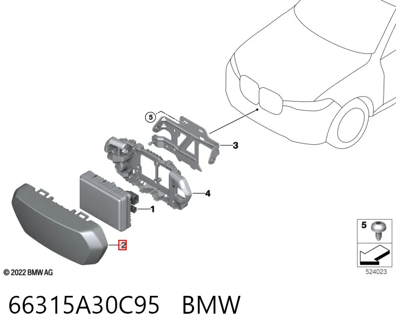 66315A30C95 BMW