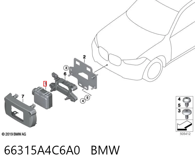 66315A4C6A0 BMW