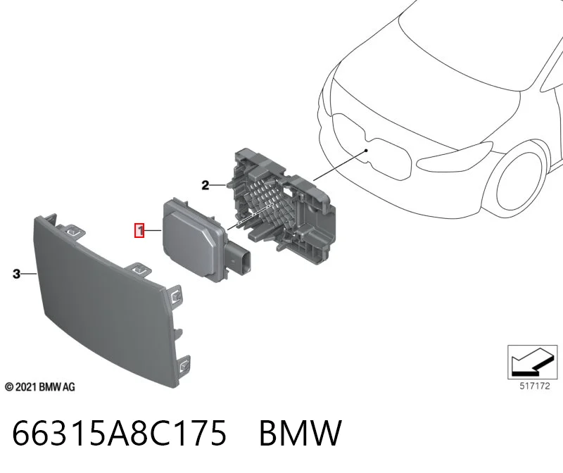 66315A8C175 BMW