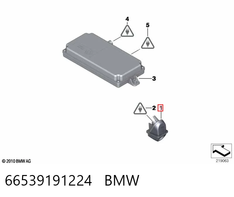 66539191224 BMW Cámara del sistema de visión