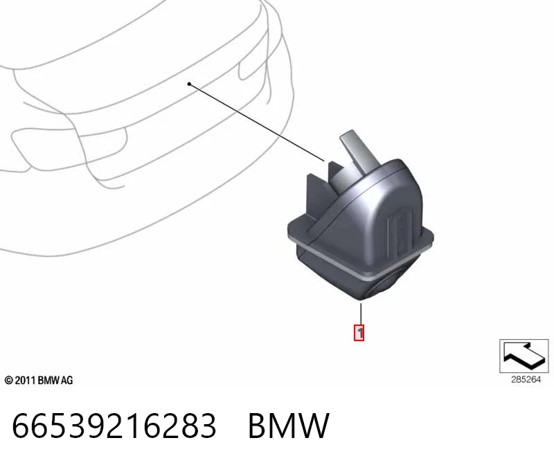 66539216283 BMW Cámara del sistema de visión