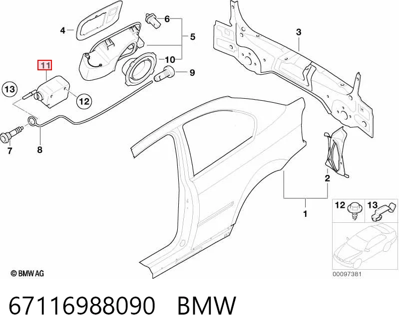 67116988090 BMW