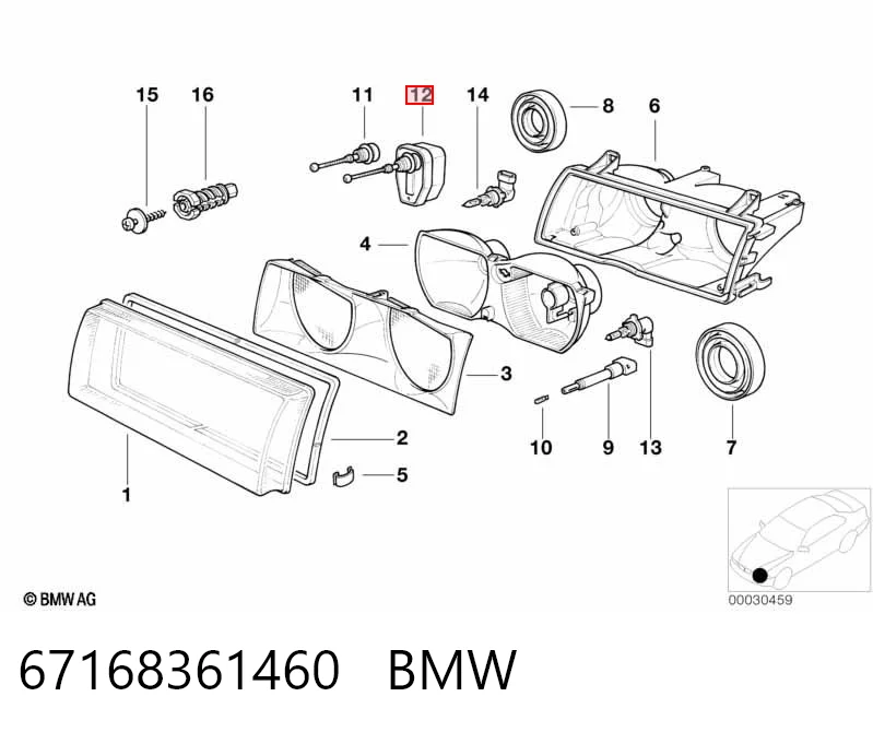 Comprar Motor regulador de faros BMW 3  E36