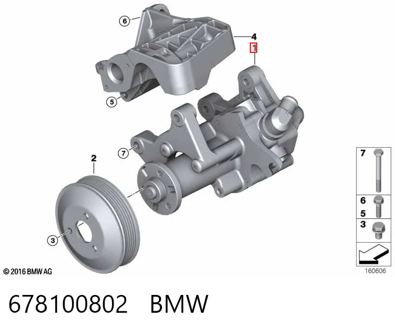 678100802 BMW Bomba hidráulica de dirección
