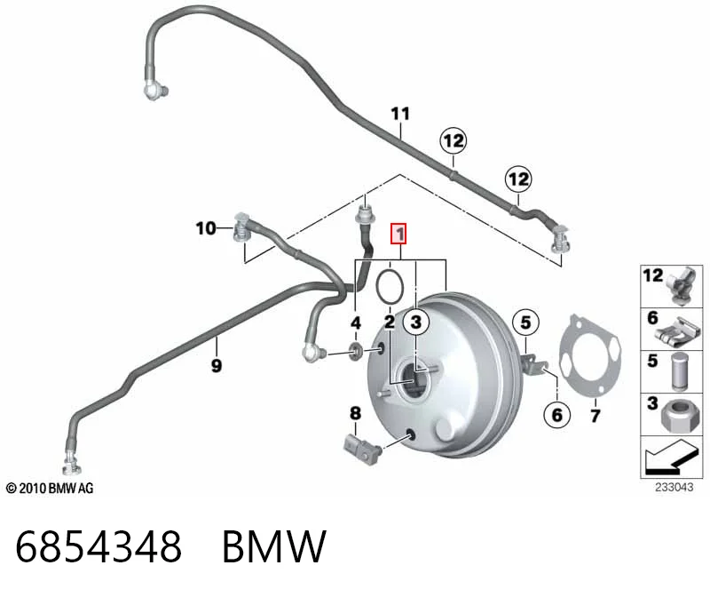 Servofreno BMW X3 SUV (F25) (2010 - 2017) precio, desde 143,75 EUR
