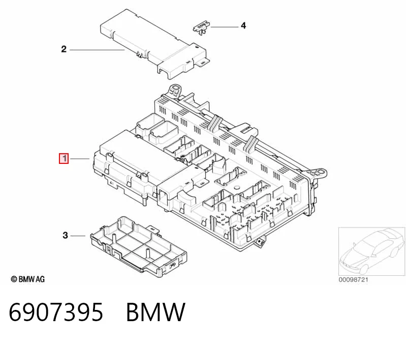  Caja de fusibles BMW X5 