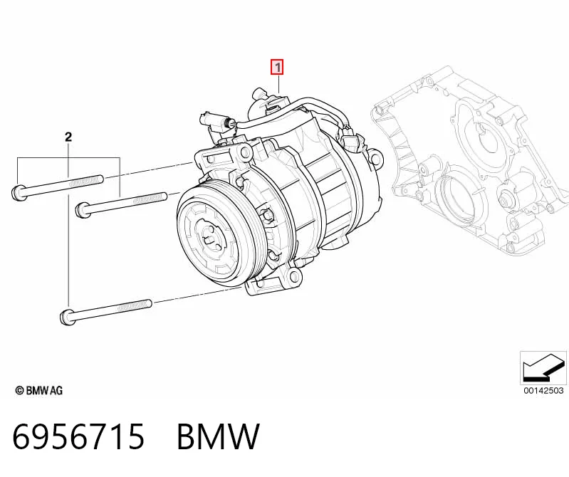 6956715 BMW Compresor climatizador