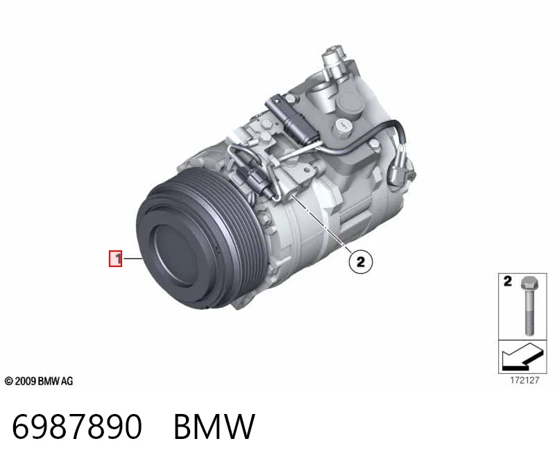 6987890 BMW Compresor climatizador