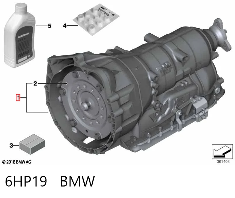 6HP19 BMW Transmisión automática