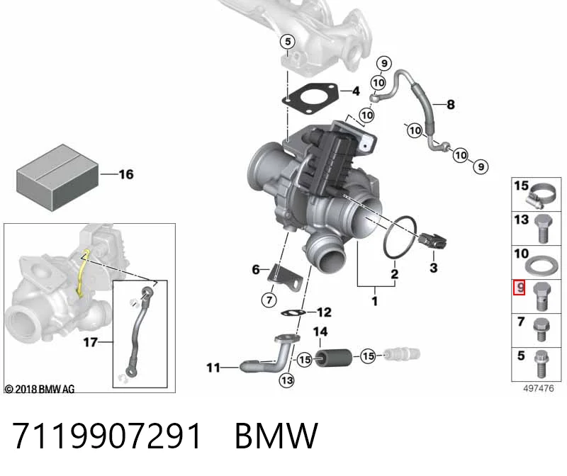 7119907291 BMW