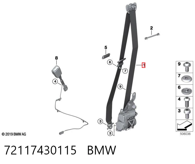 72117430115 BMW