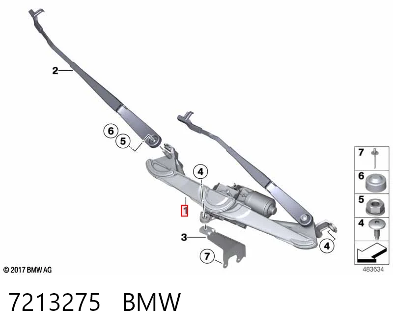 Comprar Varilla de limpiaparabrisas BMW X3  F25