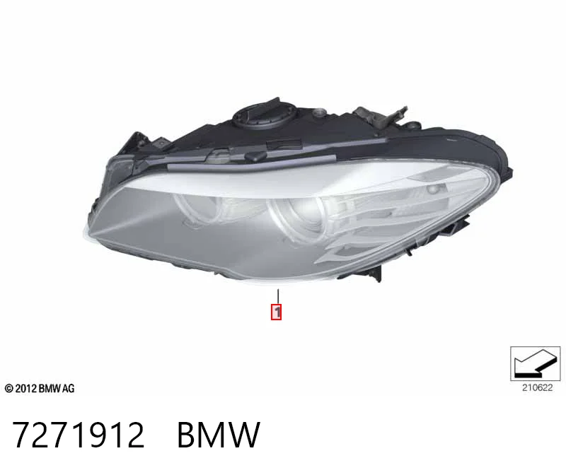 7271912 BMW Luz derecha