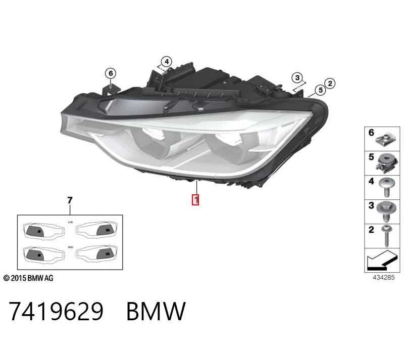 7419629 BMW Faros