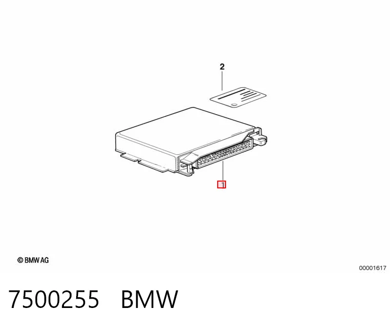 7500255 BMW Centralina Del Motor