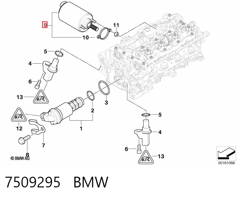 7509295 BMW Regulador de ralentí