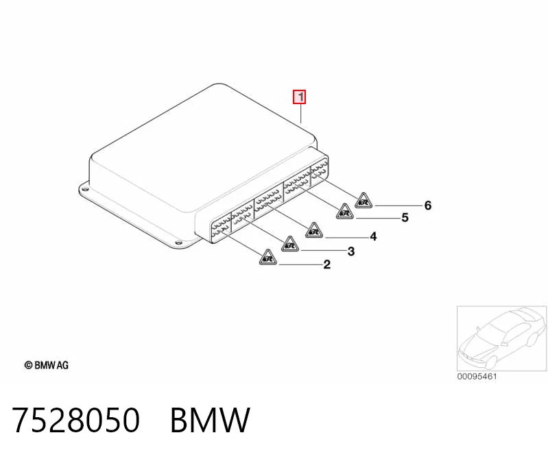 7528050 BMW Centralina Del Motor