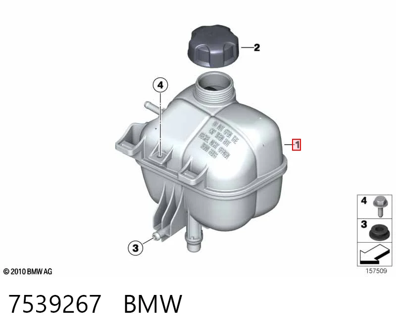 7539267 BMW Depósito de expansión