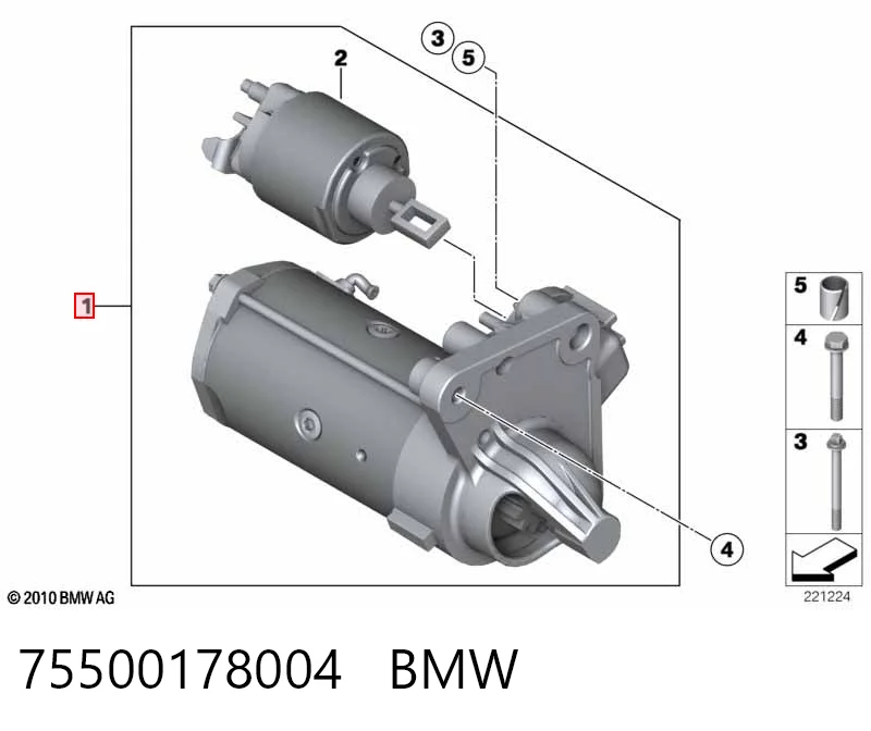 75500178004 BMW Arranque motores