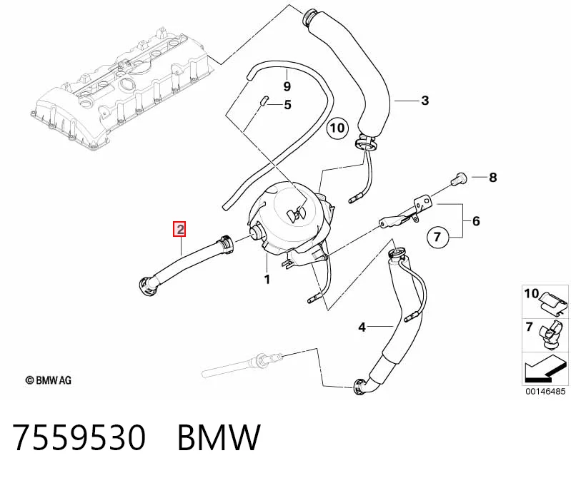 7559530 BMW Decantador de aceite
