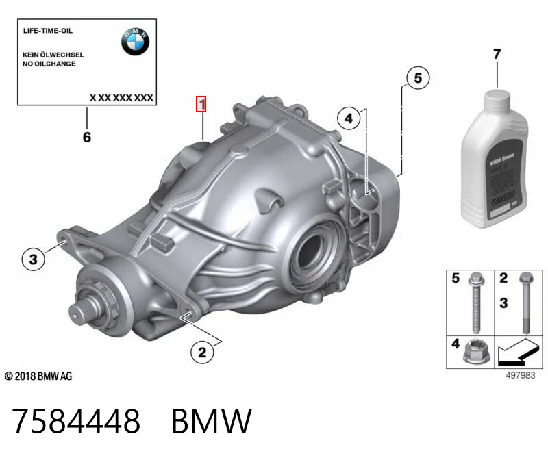 Grupo trasero BMW 7 sedán (F01, F02, F03, F04) (2008 - 2015) precio, desde 9,08 EUR