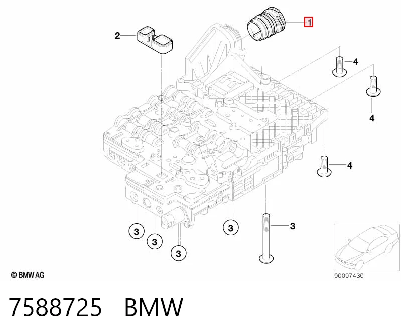 7588725 BMW Conector de transmisión automática