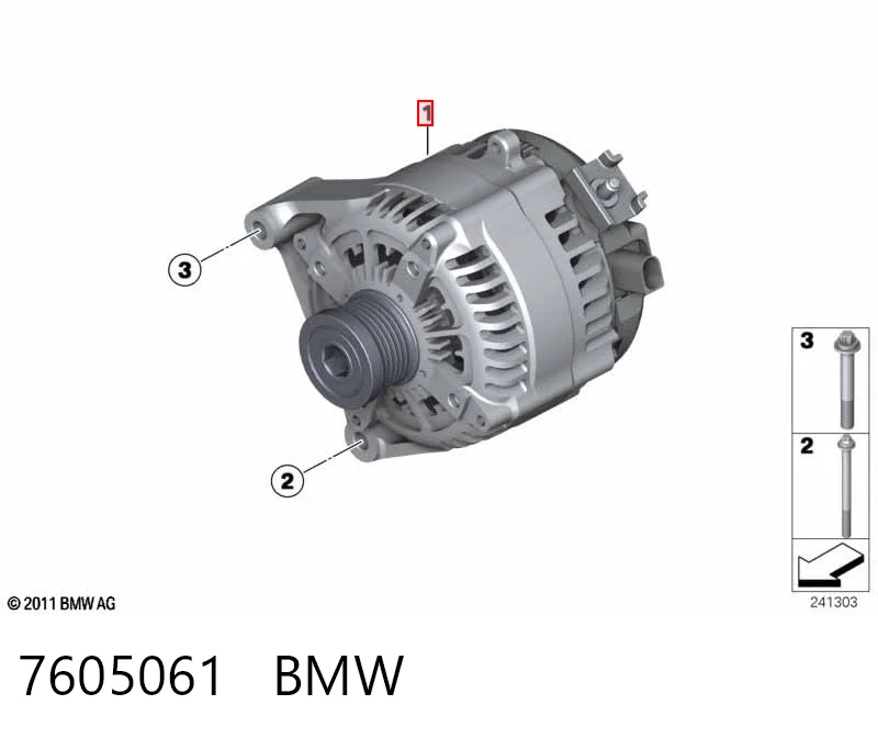 7605061 BMW Alternador de coche