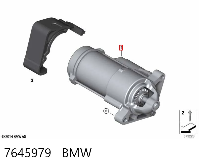7645979 BMW Arranque motores