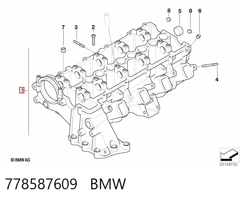 Cabeza de cilindro BMW 5 sedán (E60) (2003 - 2009) precio, desde 367,36 EUR