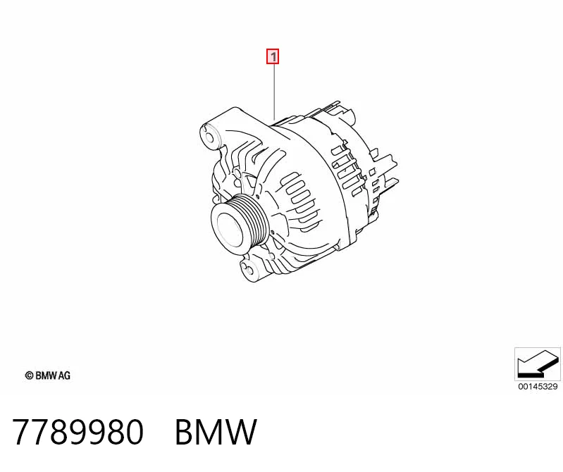 7789980 BMW Alternador de coche