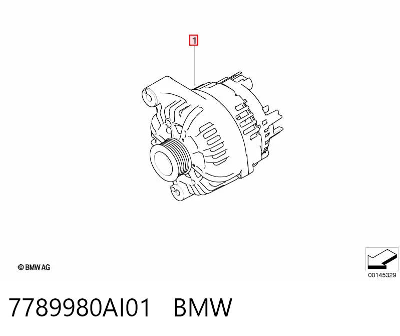 7789980AI01 BMW Alternador de coche