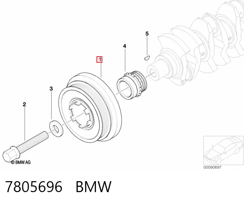 7805696 BMW Dámper
