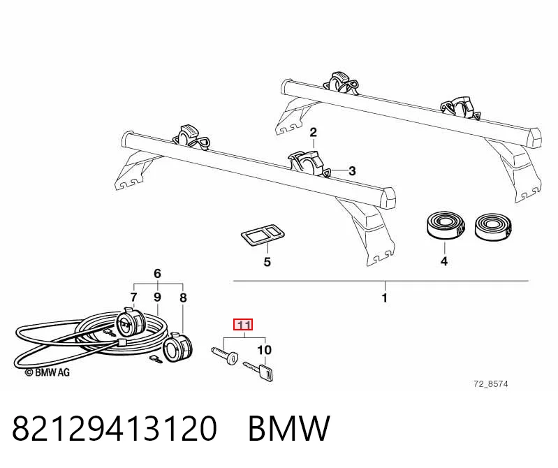 Comprar Cilindro de la cerradura de encendido BMW X5  E70 a bajo precio