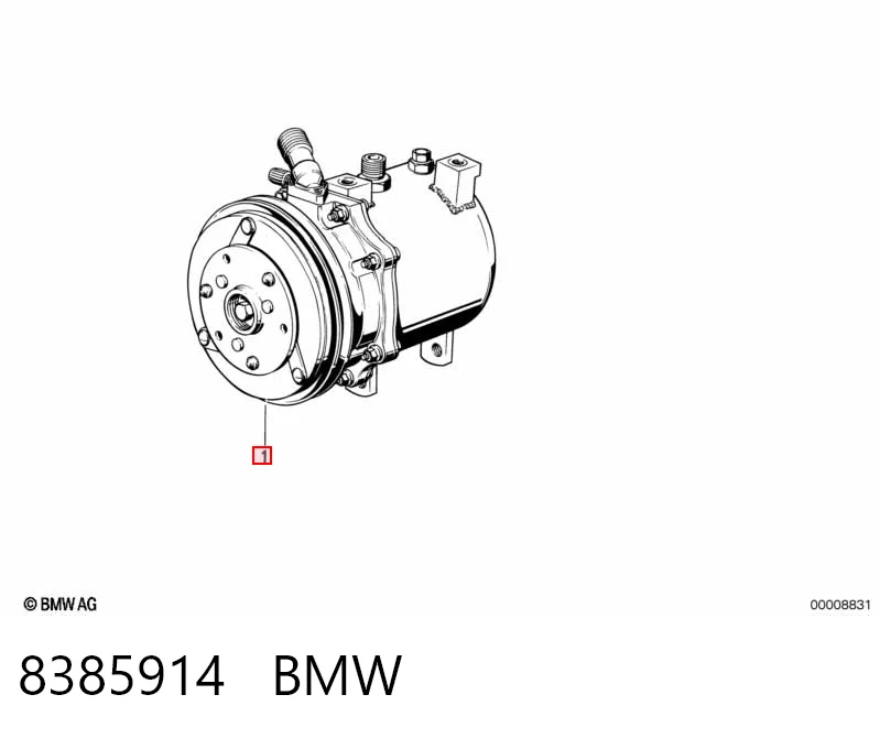 8385914 BMW Compresor climatizador