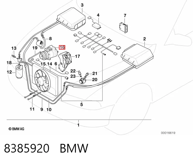 8385920 BMW Compresor climatizador