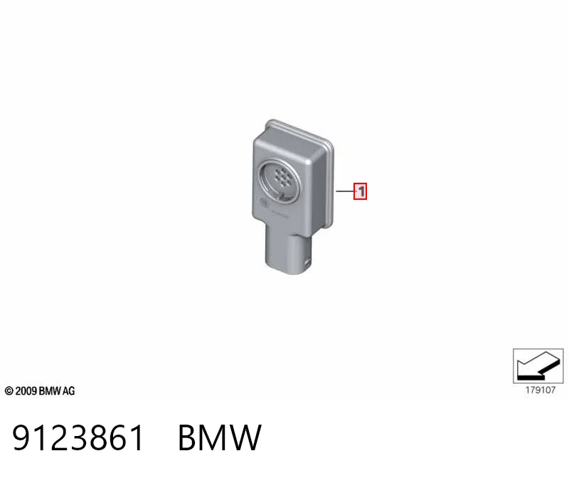 9123861 BMW Sensor de contaminación del aire