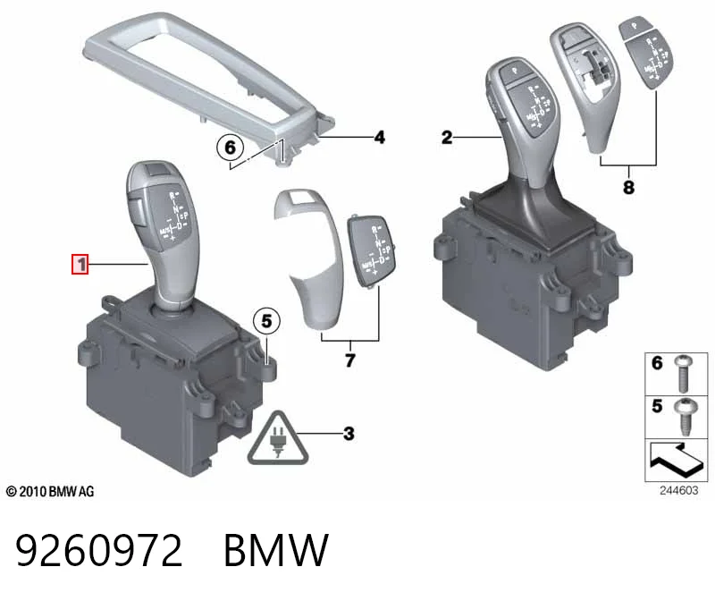  Palanca de cambios BMW 5 