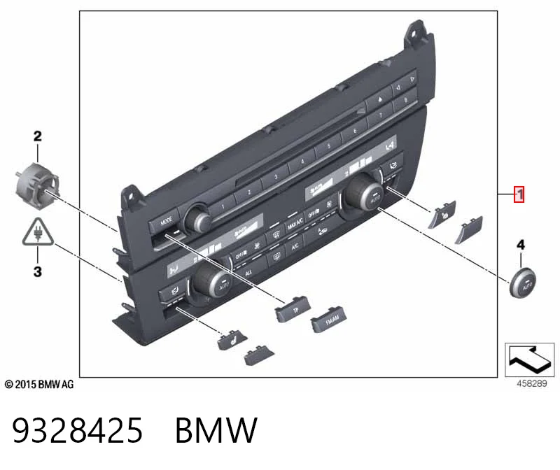Unidad de control de la ventilación para BMW 5  F10