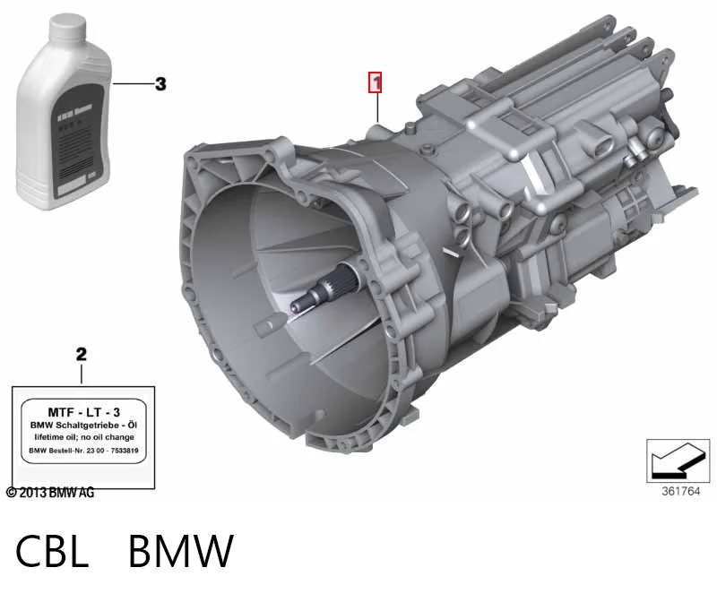 CBL BMW Transimisión manual
