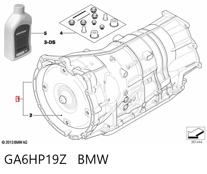 GA6HP19Z BMW Transmisión automática
