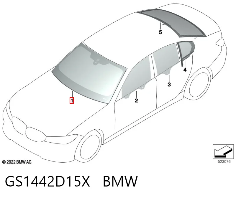Parabrisas para BMW 3 G20, G80, G28
