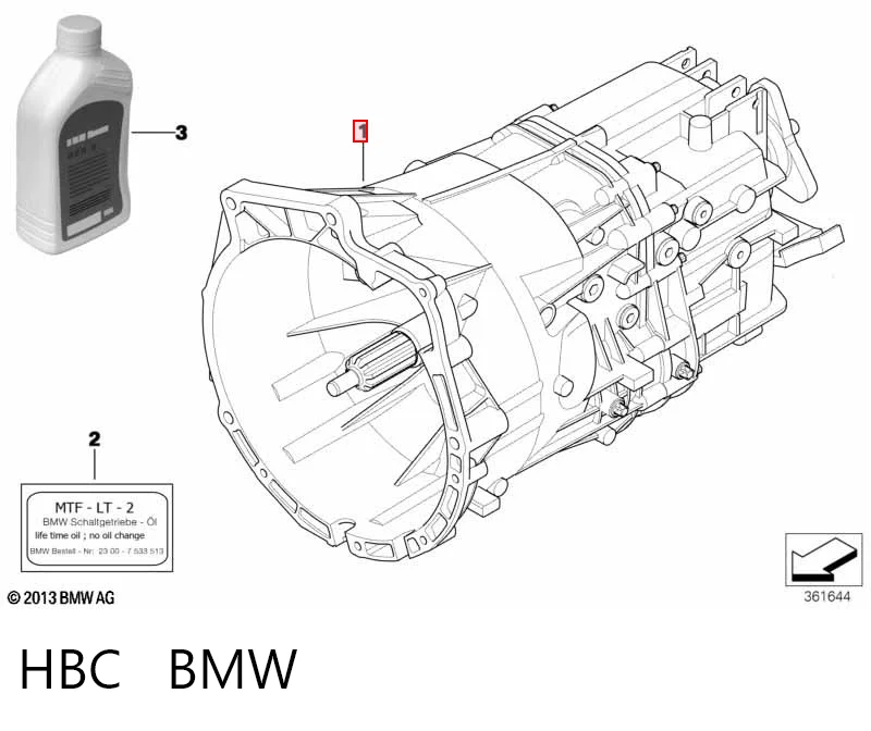 HBC BMW Transimisión manual