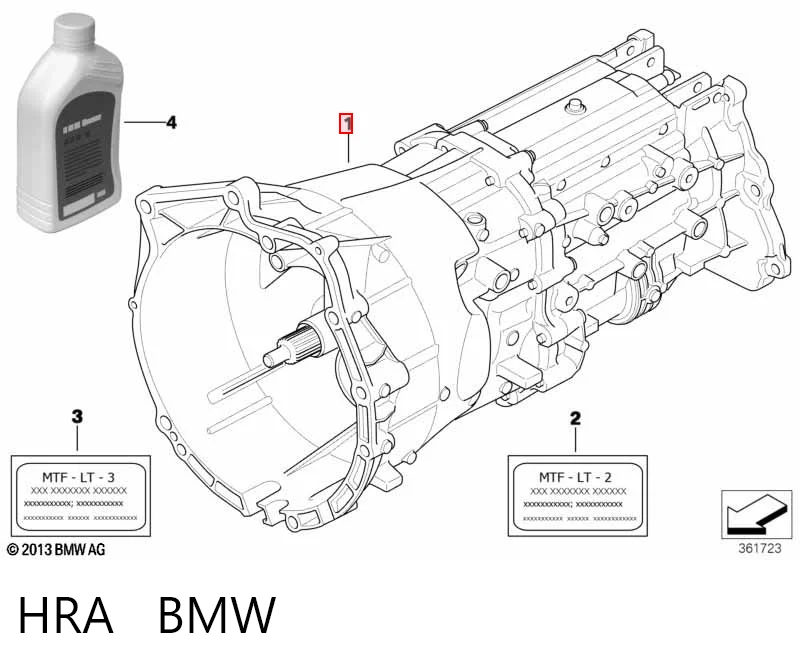 HRA BMW Transimisión manual