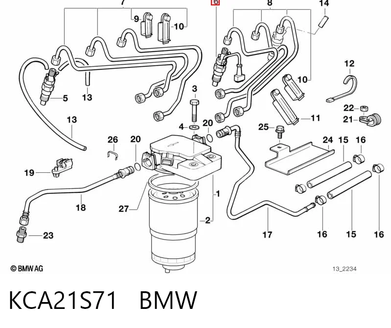 Inyector de combustible para BMW 5  E34