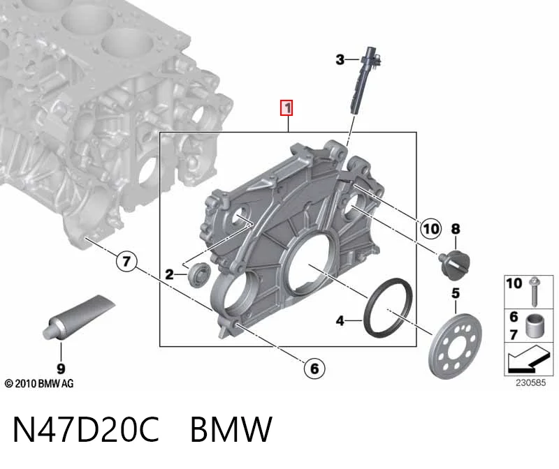 N47D20C BMW Motor completo